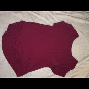 Burgundy tee - shirt never worn
